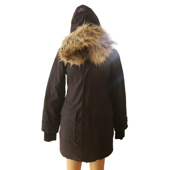 Aritzia TNA The Bancroft Black Premium Goose Down Slim Fit Parka Women's Coat S - Picture 2 of 16